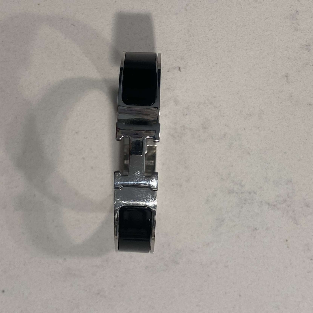Hermes black bangle